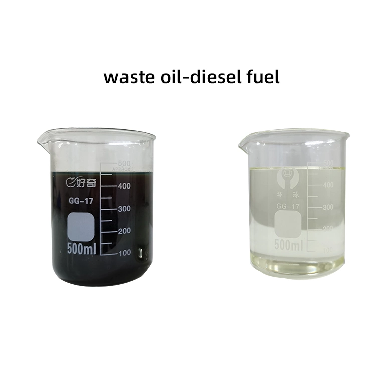 Factory Sell Tyre Oil PE PV Oil Recycling to Diesel Oil Distillation Machine