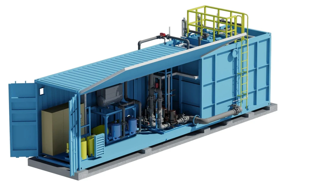 Effluent Treatment Plant Wastewater Treatment System Industrial Wastewater Containerized Mbr Industrial Wastewater Treatment