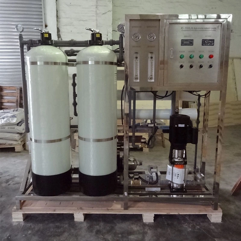 1000L/H Salty Brackish Water Reverse Osmosis Water Treatment TDS 2000ppm - 20000ppm