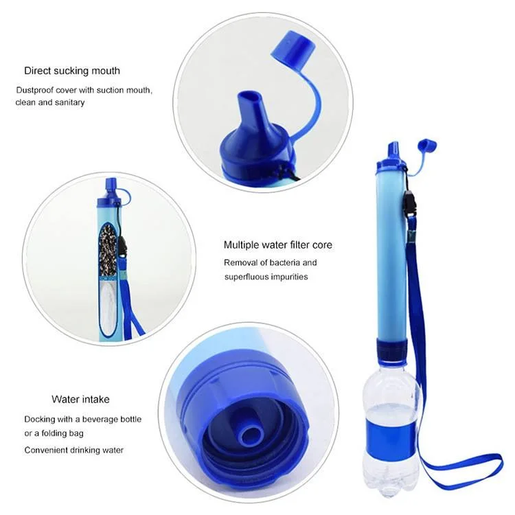 Outdoor Camping Hiking Emergency Life Survival Portable Purifier Water Filter