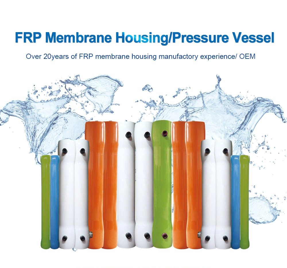 Reverse Osmosis Fiberglass RO Membrane Water Filter Housing FRP Pressure Vessel
