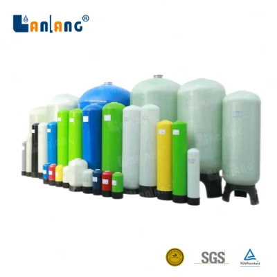 Water Treatment Vessel Water Softener FRP Tank Colorful 100psi 150psi Pressure FRP Vessel