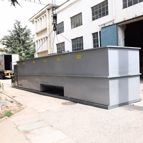 High Cod Organic Wastewater Treatment Uasb Anaerobic Reactor Baf Biological Aerated Filter Containerized Mbr Industrial Wastewater
